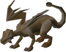 Bronze dragon render
